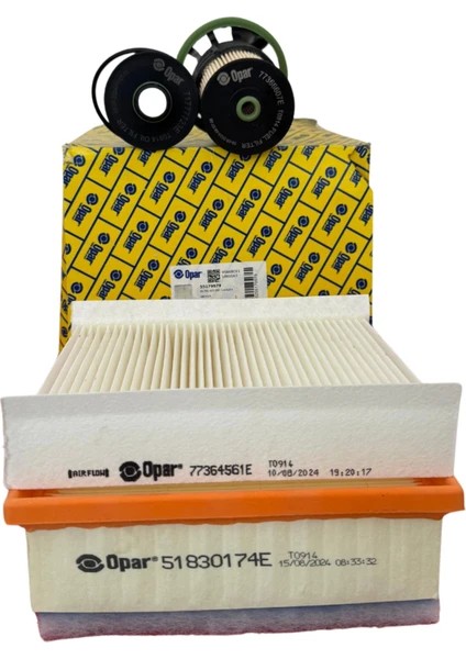 Fıltre Kıtı Dby 1.6 Eu5+ Doblo 3 1.6 Multijet Euro 5 Bakım Seti 55179979