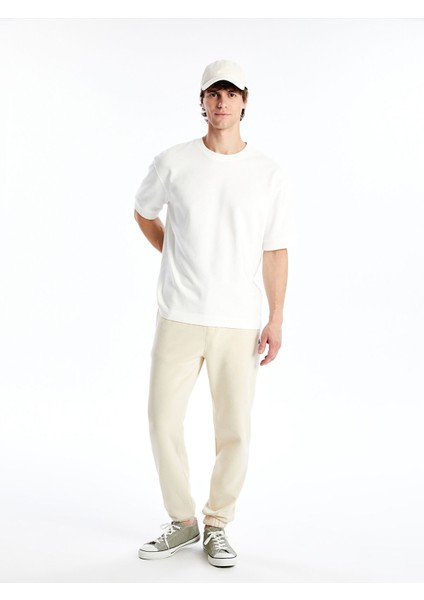 Yeni Sezon Standart Kalıp Erkek Kalın Jogger Eşofman Altı