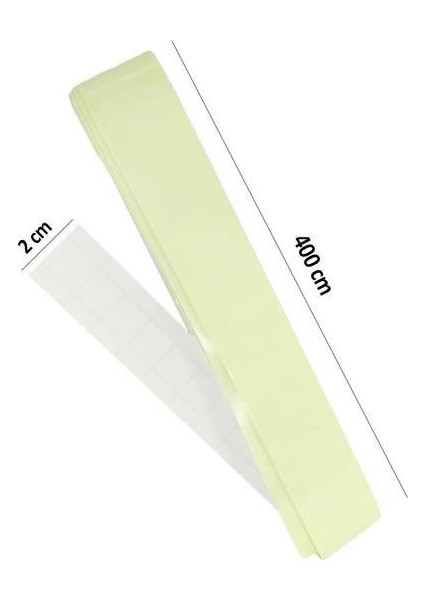 Karanlıkta Işık Veren Yansıyan 4 Metre Fosforlu Yeşil Şerit Bant modelleri