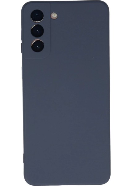 Samsung Galaxy S21 Plus Kılıf Nano Içi Kadife Silikon - Gri