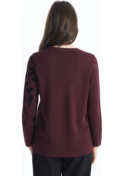 Yeni Sezon Bisiklet Yaka Desenli Kadın Triko Kazak fırsatları