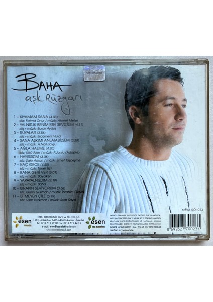 Baha Aşk Rüzgarı CD (Orijinal Dönem Baskı Cd) fiyatları