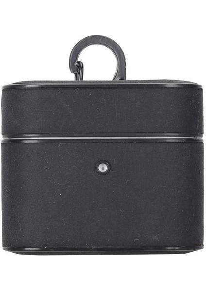 Casquet Apple Airpods 3.nesil Uyumlu Deri Kılıf G1 Siyah