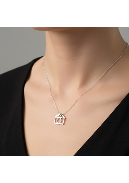 925 Ayar gümüş kolye kamera SM786 modelleri