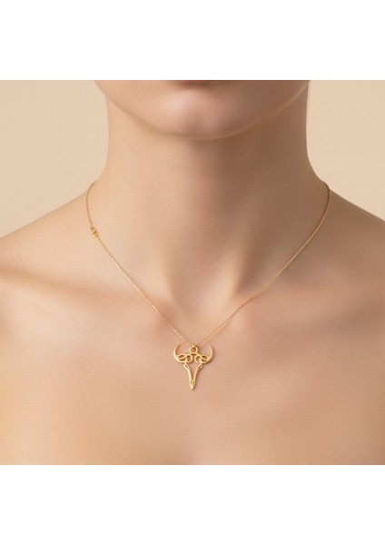 925 Ayar gümüş kolye boğa SM782 modelleri