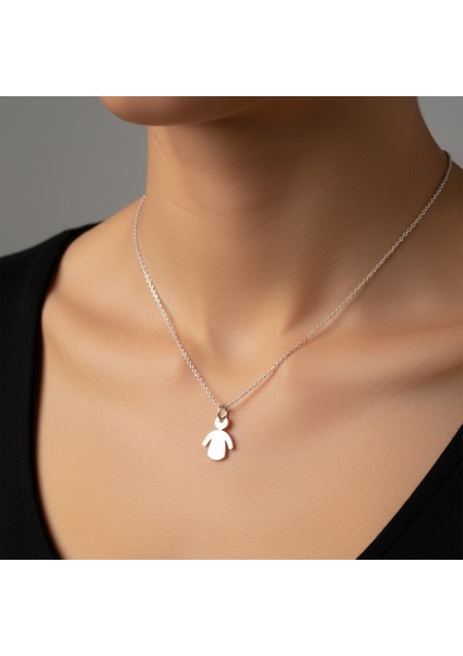 925 Ayar Gümüş Kolye Adam SM94 fiyatları