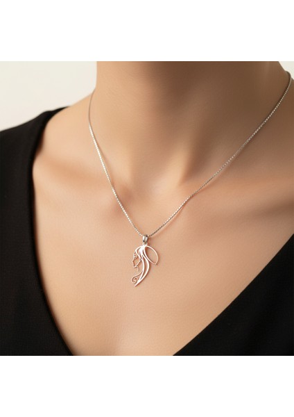 925 Ayar Gümüş Kolye Kız SM216 fiyatları