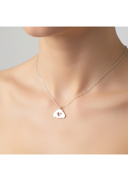 925 Ayar gümüş kolye bulut SM537 modelleri