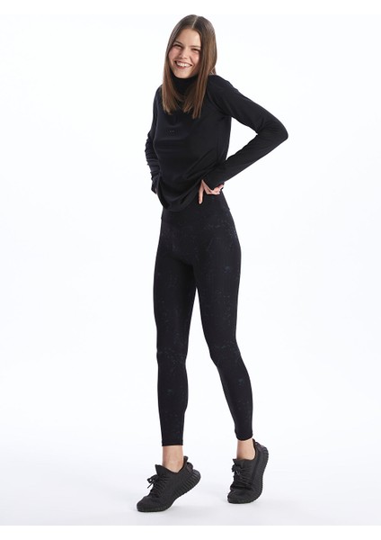 Yeni Sezon Beli Lastikli Desenli Kadın Spor Tayt fiyatları