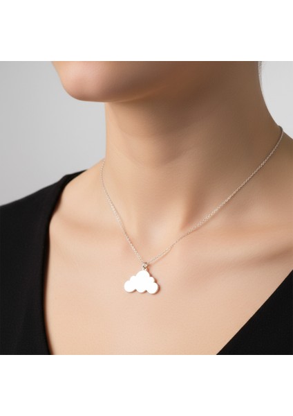 925 Ayar Gümüş Kolye Bulut SM1114 fiyatları