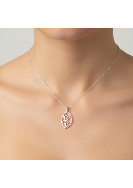 925 Ayar Gümüş Kolye Limitsiz SM1280 fiyatları