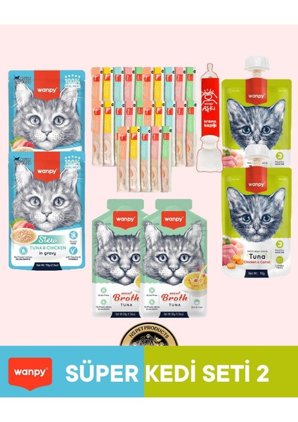 Kedi Maması Süper Kedi Set - 2