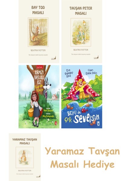 Beatrix Potter 18 - Bay Tod Masalı + Kırmızı Başlıklı Kız Kurda Karşı + Belki De Çok Seversin