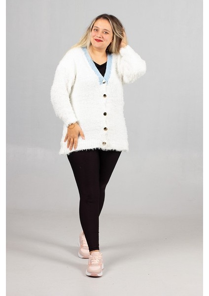 Sakallı Triko Oversize Hırka – Yumuşacık Doku, Rahat Oversize Kalıp, Şık Kış Stili fiyatları