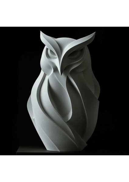 Modern Baykuş Heykeli - CHARM3D modelleri