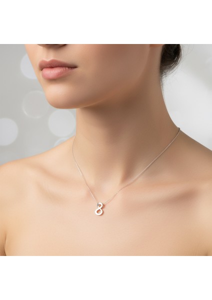 925 Ayar Gümüş Kolye Limitsiz SM259 fiyatları