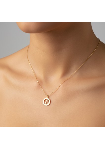 925 Ayar Gümüş Kolye Nota SM1310 fiyatları