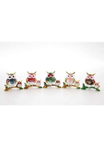 Swarovski 2'li Baykuş Model 2