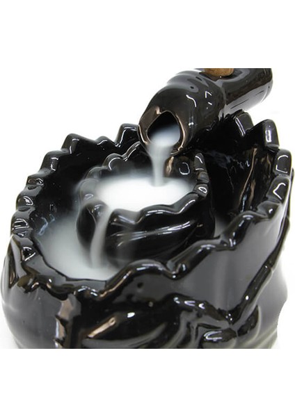 Havuz Tasarım Siyah Renkli Geri Akışkanlı Seramik Tütsülük fırsatları