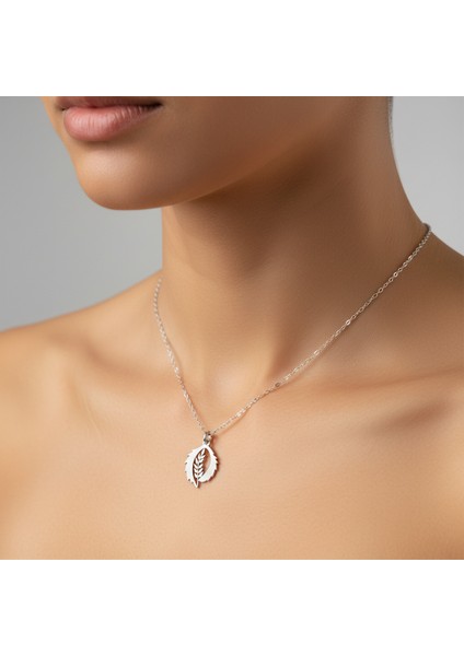 925 Ayar Gümüş Kolye Buğday Başağı SM1139 fiyatları