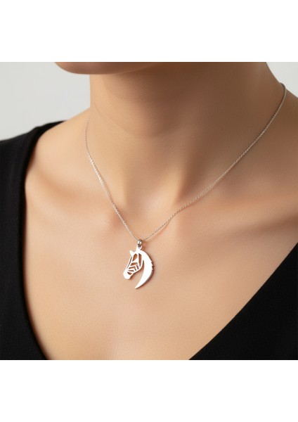 925 Ayar Gümüş Kolye Zebra SM324 fiyatları