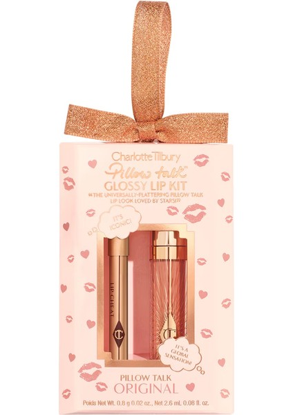 Pillow Talk Mini Glossy Lips Duo Pillow Talk - Dudak Makyajı Seti 0,8 G + 3,4 ml fırsatları