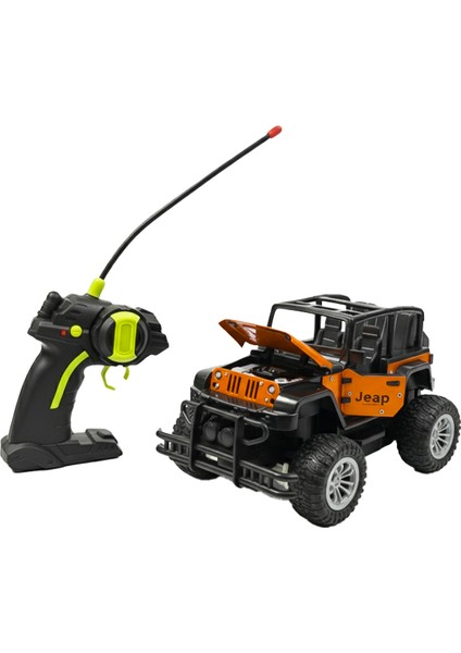 Uzaktan Kumandalı 1:20 Şarjlı Metal Off Road Işıklı Safari Aracı Turuncu 690 fiyatları