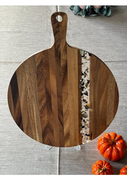 Akasya Büyük Boy Yuvarlak Kesme Tahtası fiyatları