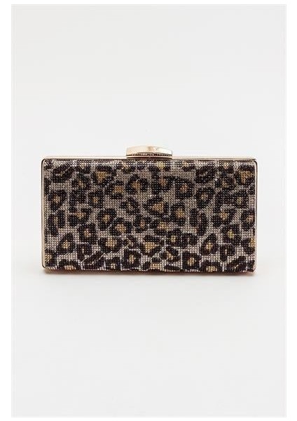 Kadın Smnta Leopar Taşlı Portföy Çanta modelleri