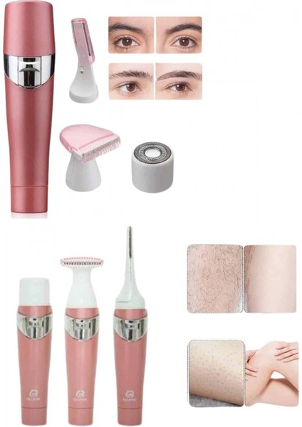 Ieg® Yüz Kaş ve Tüm Vücut Epilasyon Aleti 3 Başlıklı Hassas Ciltlere Uygun Epilatör indirimleri