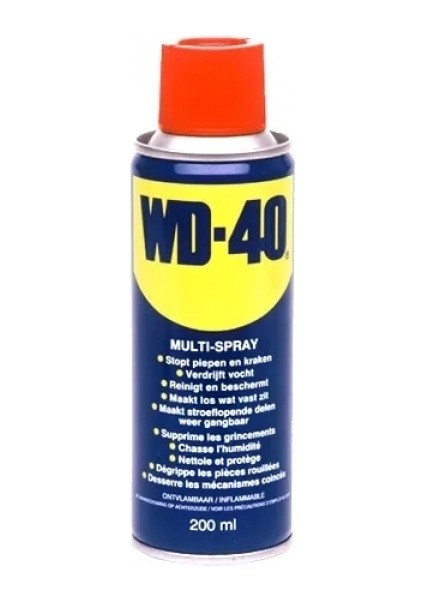 WD40 Pas Sökücü, Koruyucu, Yağlayıcı 200 ml