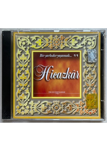 Türk Sanat Müziği Seçmeleri 11 Hicazkar CD (Jelatinli Sıfır Orijinal Dönem Baskı Cd)
