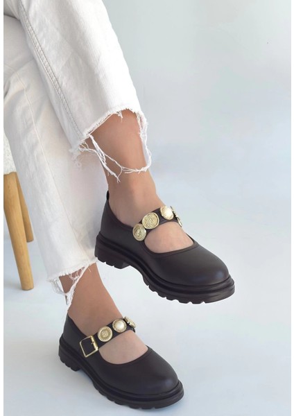 Nrtmsa Okira Kahverengi Cilt Oxford Ayakkabı (Numara: 38) modelleri