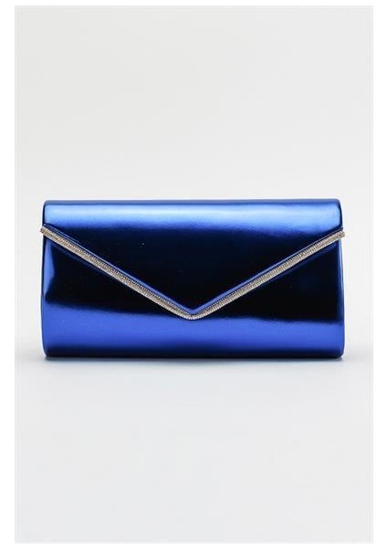 Kadın Flrd Sax Metalik Taşlı Portföy Çanta