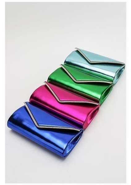 Kadın Flrd Sax Metalik Taşlı Portföy Çanta indirimleri