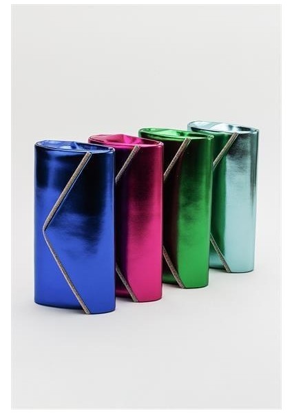 Kadın Flrd Sax Metalik Taşlı Portföy Çanta