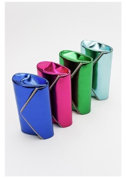 Kadın Flrd Sax Metalik Taşlı Portföy Çanta