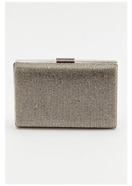 Kadın Nsta Gümüş Taşlı Şık Portföy Çanta modelleri