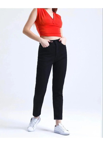 Mom Boyfriend Esnek Yüksek Bel Kadın Kot Pantolon – Rahat Kalıp, Şık Görünüm, Premium Denim Kalitesi modelleri