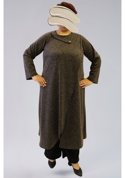 Mevsimlik Giy Çık Kap - Ecrin Kumaş Şık Giy Çık Kap Ferace