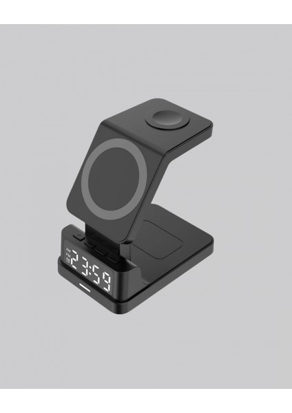 LED Dijital Saatli Kablosuz Şarj Cihazı – 3 Parlaklık Ayarlı, Şarj Koruma Teknolojili modelleri