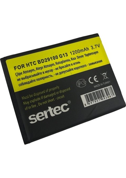 HTC HD3 - G13 / BD29100 Uyumlu Batarya