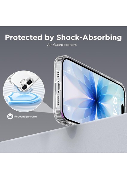 Iphone 17 Uyumlu Kılıf Magsafe Şarj Destekli Yüksek Kamera Çerçeveli Sararmaz Sert Pc Kapak