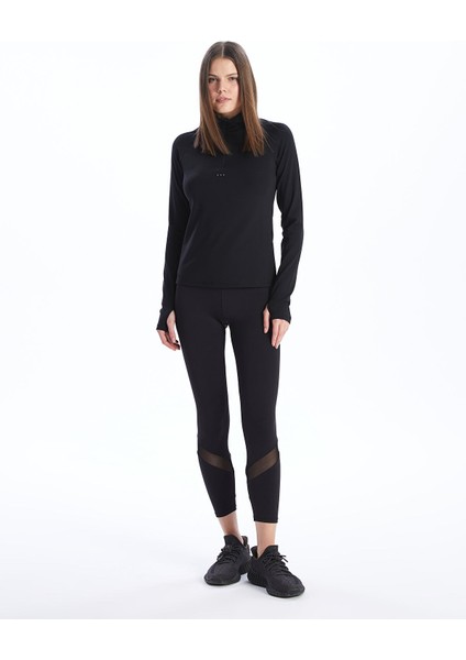 Yeni Sezon Kadın Beli Lastikli Ekstra Dar Fit Düz Tayt