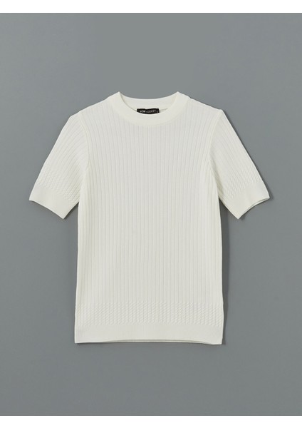 Yeni Sezon Bisiklet Yaka Dokulu Kadın Triko Kazak indirimleri