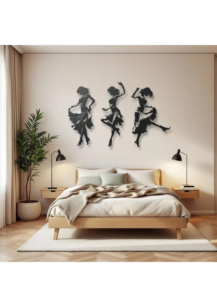 Dans Eden Mutlu Kadın – Metal Duvar Dekoru | Modern Sanat & Estetik Hediye fiyatları