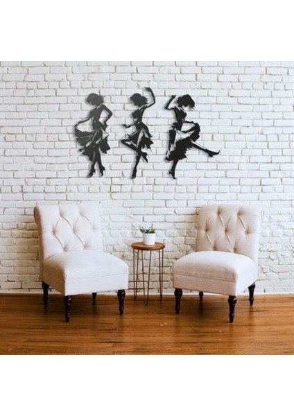 Dans Eden Mutlu Kadın – Metal Duvar Dekoru | Modern Sanat & Estetik Hediye indirimleri