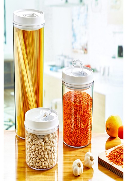 Modul Box Kavanoz 3' Lu Set Şeffaf