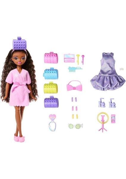 JGG39 Barbie Dream Besties Brooklyn ile Akşam Eğlencesine Hazırlanma fırsatları