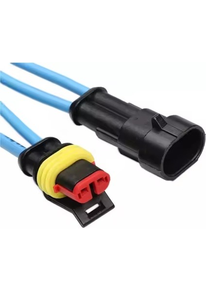 Su Geçirmez Oto Elektrik Soketi 1,2,3,4 Pın 352 Parça Hıd Jst Konnektör Seti